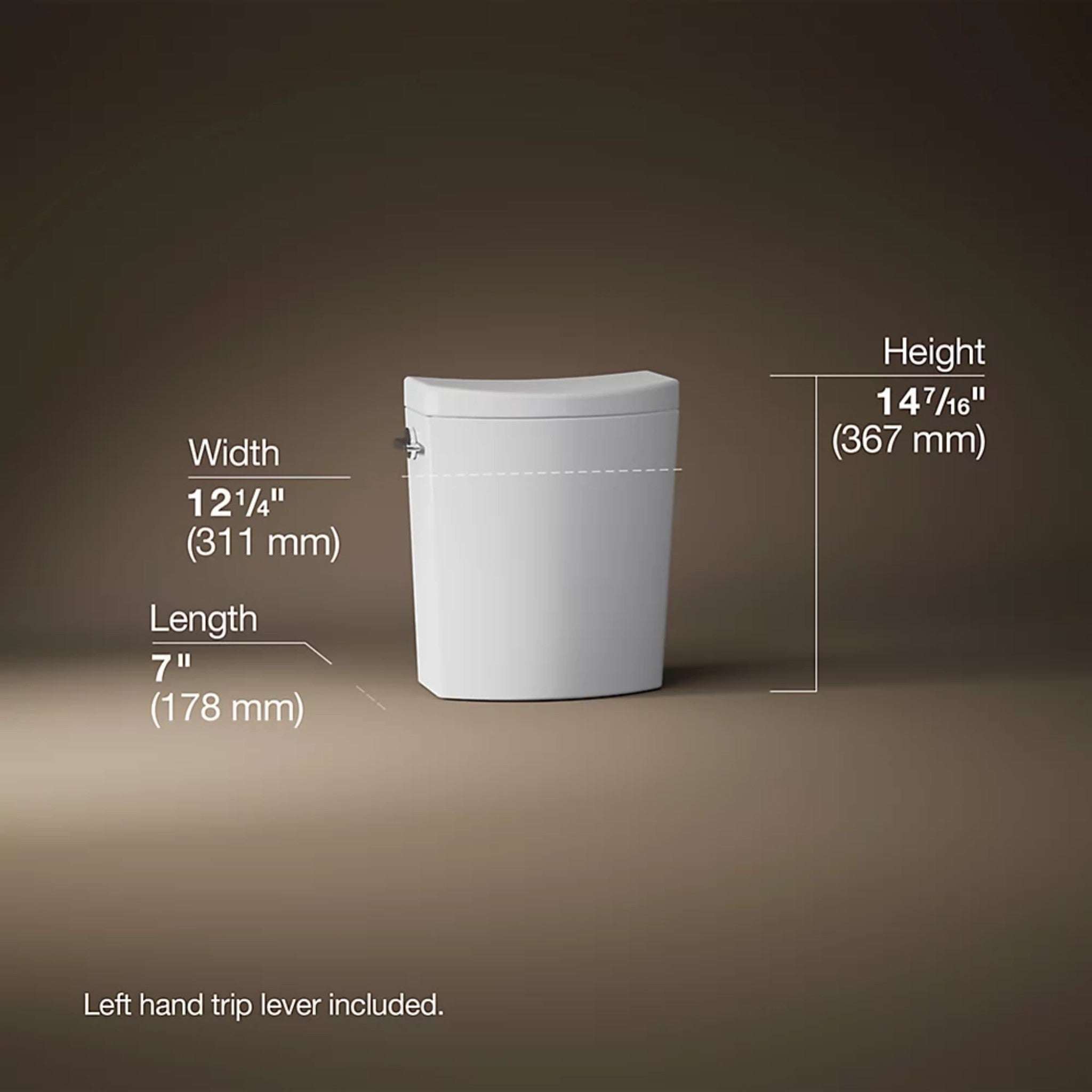 PERSUADE CURV DUAL-FUSH TOILET TANK ONLY - robinsonco.ca