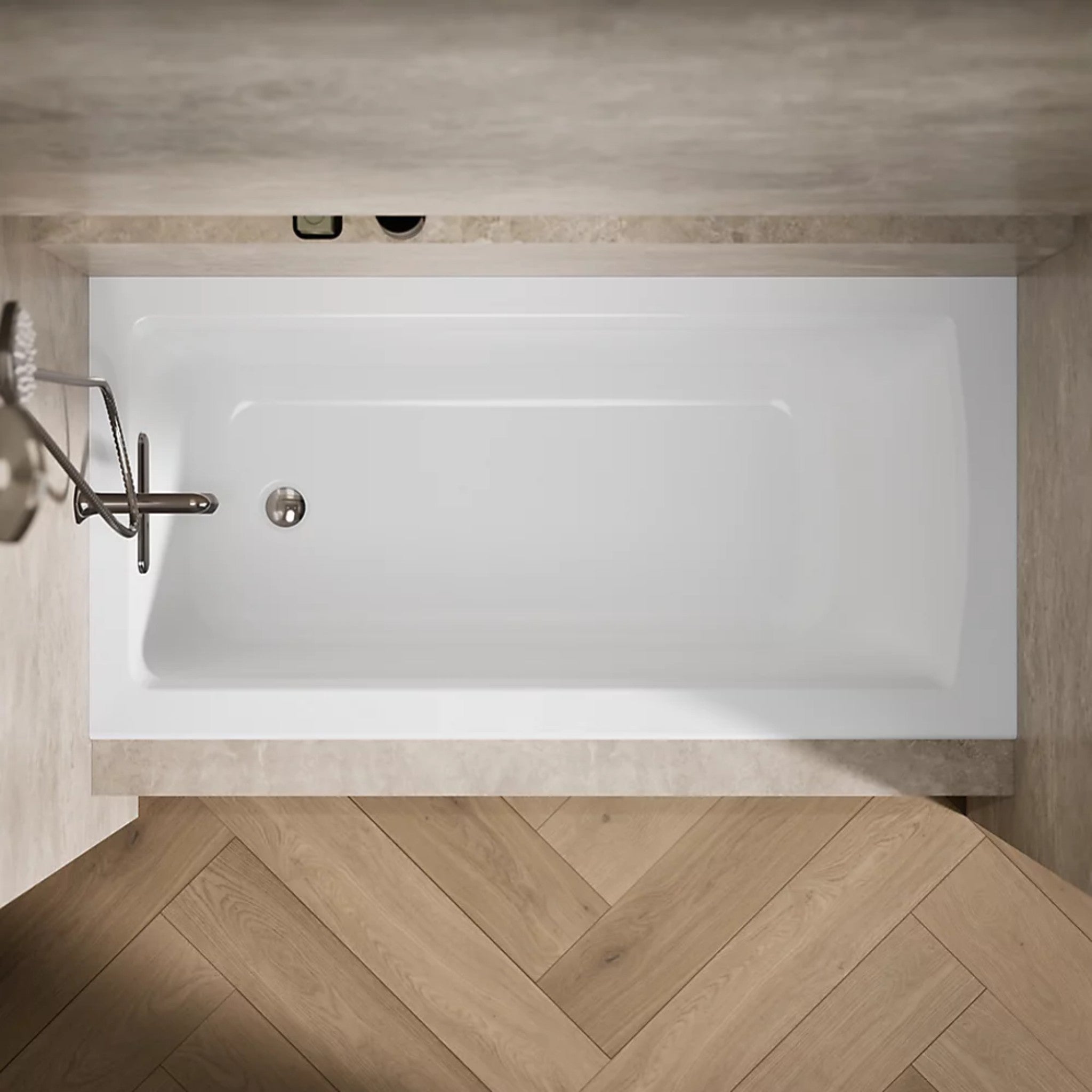 ARCHER 60 X 30 INCHES ALCOVE BATHTUB WITH INTEGRAL FLANGE - robinsonco.ca
