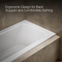 ARCHER 60 X 30 INCHES ALCOVE BATHTUB WITH INTEGRAL FLANGE - robinsonco.ca