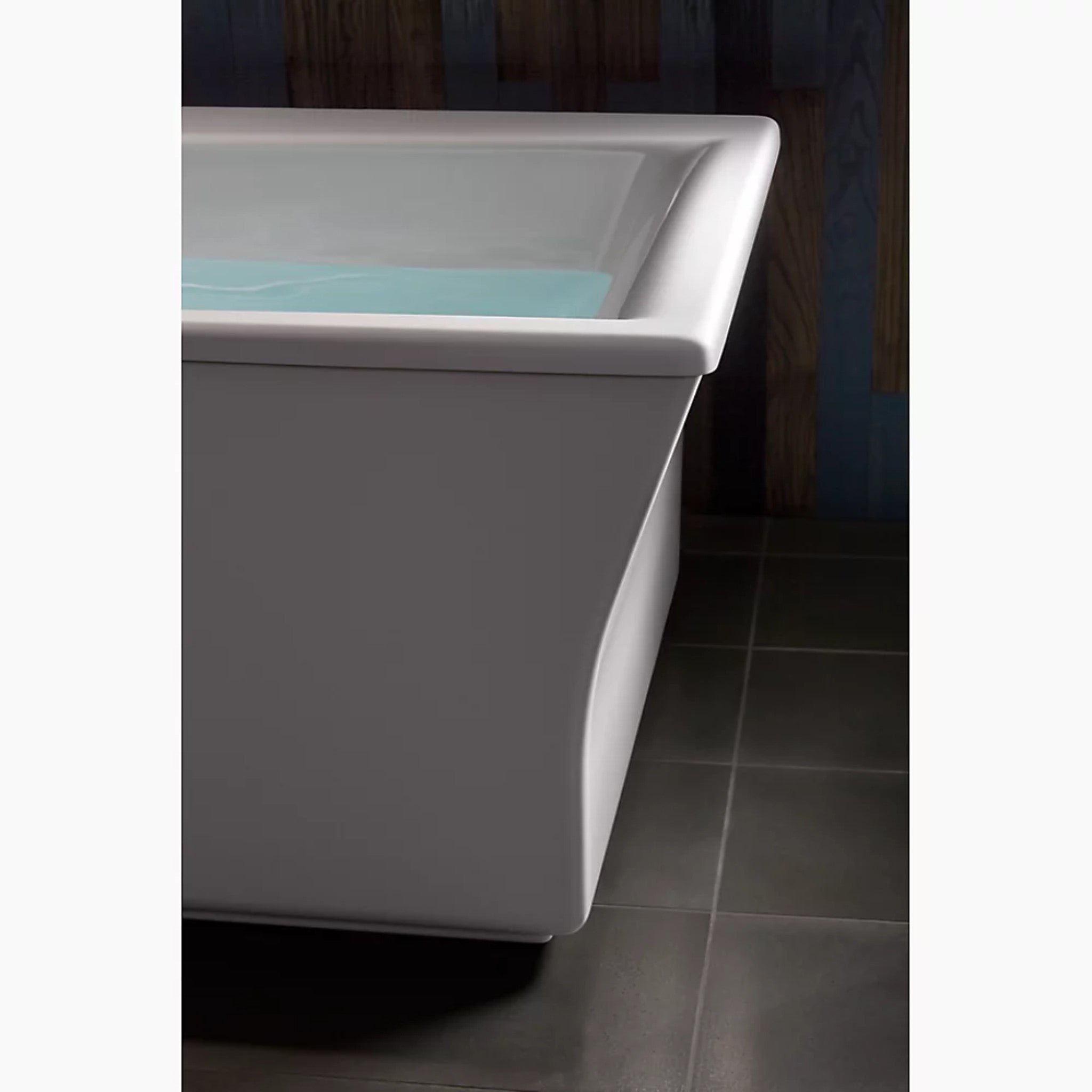 STARGAZE 72 X 36 INCHES FREESTANDING HEATED BUBBLEMASSAGE AIR BATHTUB WITH FLUTED SHROUD - robinsonco.ca