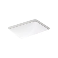 CAXTON® RECTANGLE UNDERMOUNT BATHROOM SINK WITH OVERFLOW AND CLAMP ASSEMBLY - robinsonco.ca