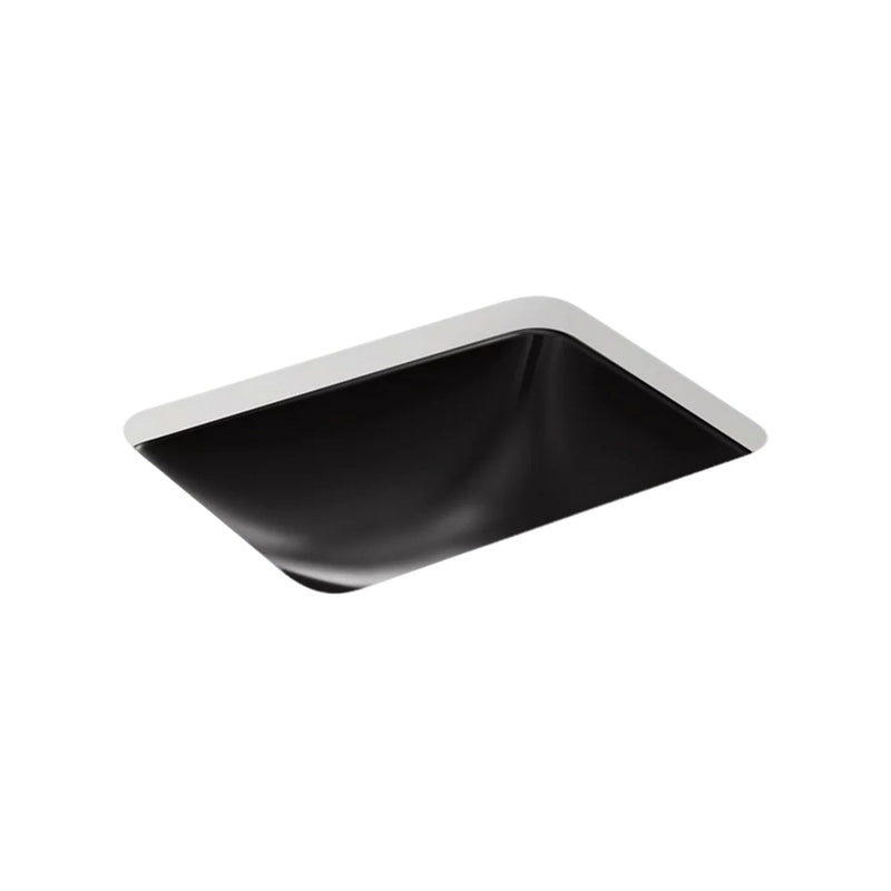 CAXTON® RECTANGLE UNDERMOUNT BATHROOM SINK WITH OVERFLOW AND CLAMP ASSEMBLY - robinsonco.ca