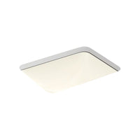 CAXTON® RECTANGLE UNDERMOUNT BATHROOM SINK WITH OVERFLOW AND CLAMP ASSEMBLY - robinsonco.ca