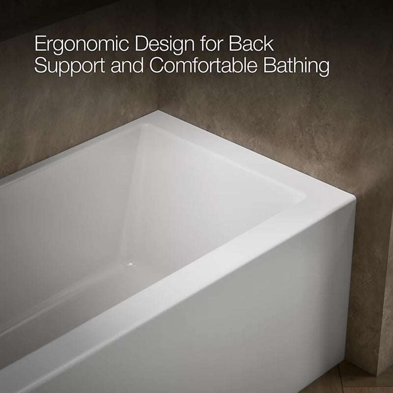 UNDERSCORE RECTANGLE 60 X 30 INCHES ALCOVE BATHTUB WITH INTEGRAL APRON AND FLANGE - robinsonco.ca