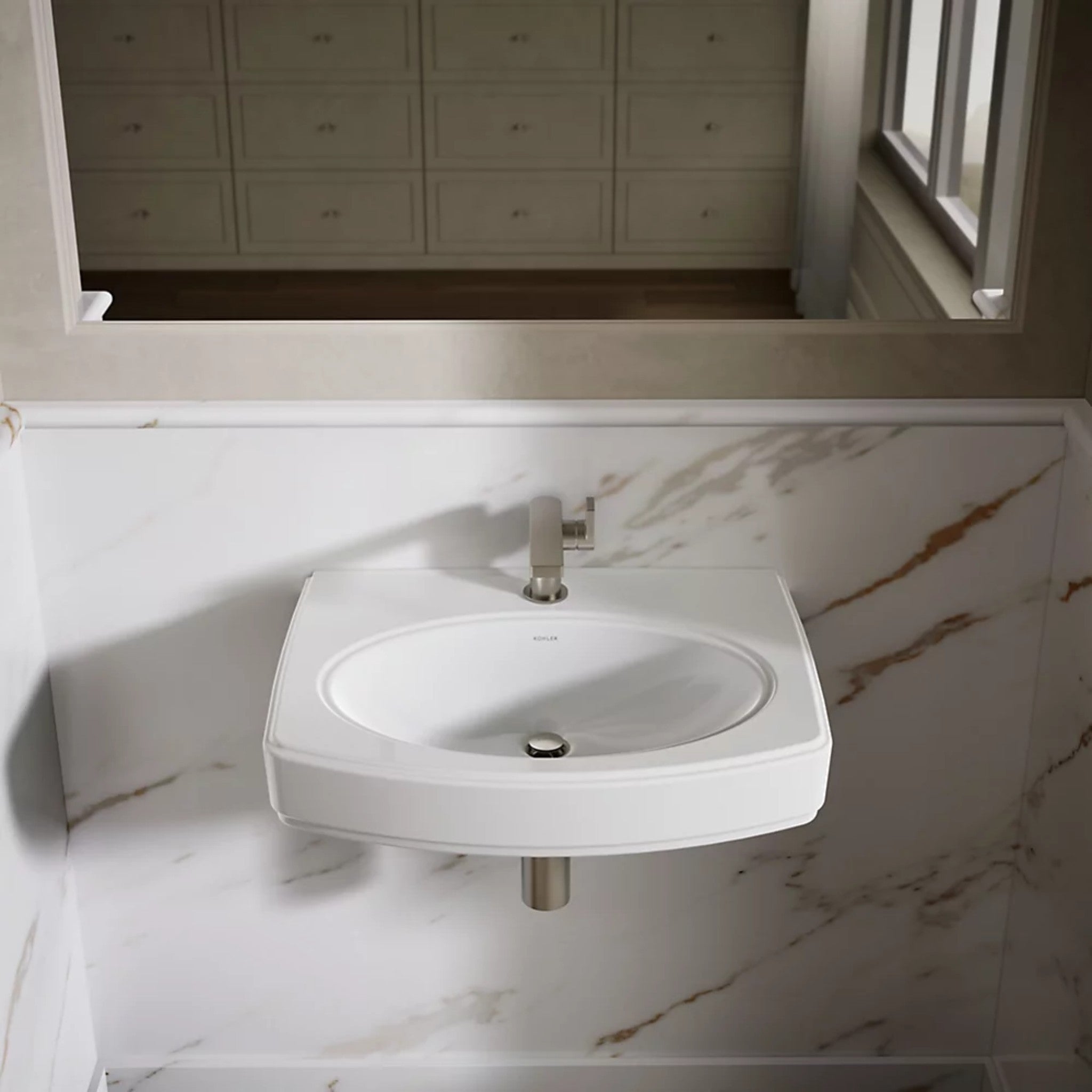 PINOIR 22 INCH WALL MOUNT BATHROOM SINK - robinsonco.ca
