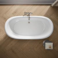 ARTIFACTS 66 X 32 INCHES FREESTANDING OVAL BATHTUB - robinsonco.ca