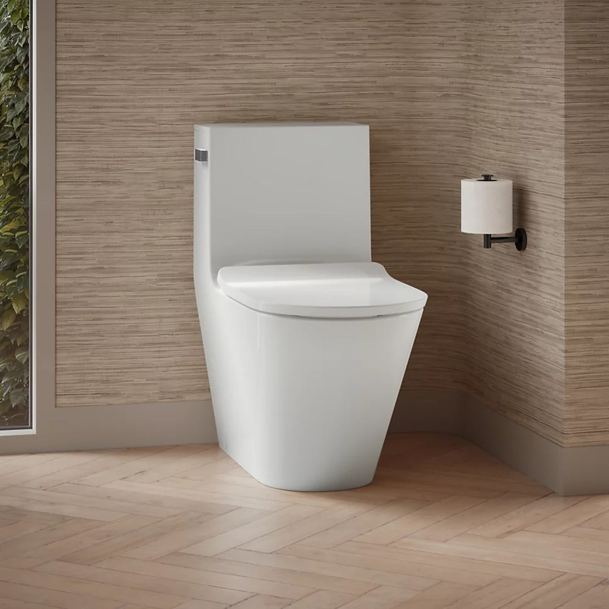 BRAZN ONE-PIECE ELONGATED TOILET WITH SKIRTED TRAPWAY AND DUAL-FLUSH - robinsonco.ca