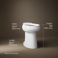 HIGHLINE TALL ELONGATED TOILET BOWL ONLY - robinsonco.ca