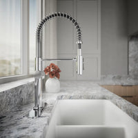 CRUE SEMI-PROFESSIONAL KITCHEN SINK FAUCET WITH THREE-FUNCTION SPRAYHEAD - robinsonco.ca