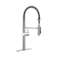 CRUE SEMI-PROFESSIONAL KITCHEN SINK FAUCET WITH THREE-FUNCTION SPRAYHEAD - robinsonco.ca