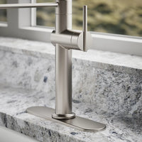 CRUE SEMI-PROFESSIONAL KITCHEN SINK FAUCET WITH THREE-FUNCTION SPRAYHEAD - robinsonco.ca