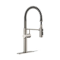 CRUE SEMI-PROFESSIONAL KITCHEN SINK FAUCET WITH THREE-FUNCTION SPRAYHEAD - robinsonco.ca