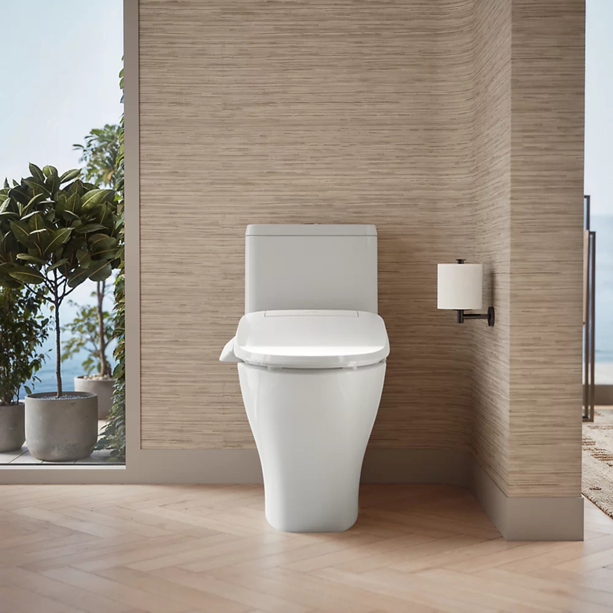REACH CURV HIDDEN CORD ONE-PIECE COMPACT ELONGATED TOILET WITH SKIRTED TRAPWAY AND DUAL-FLUSH - robinsonco.ca