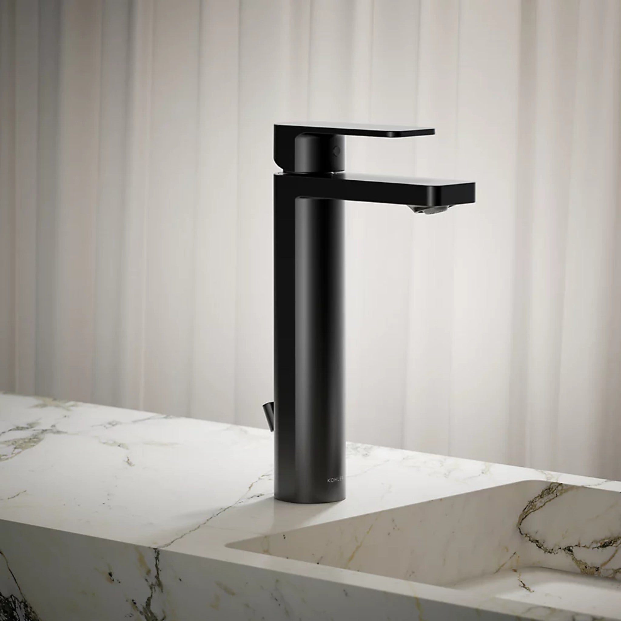 PARALLEL TALL SINGLE-HANDLE BATHROOM SINK FAUCET - robinsonco.ca