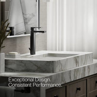 PARALLEL TALL SINGLE-HANDLE BATHROOM SINK FAUCET - robinsonco.ca