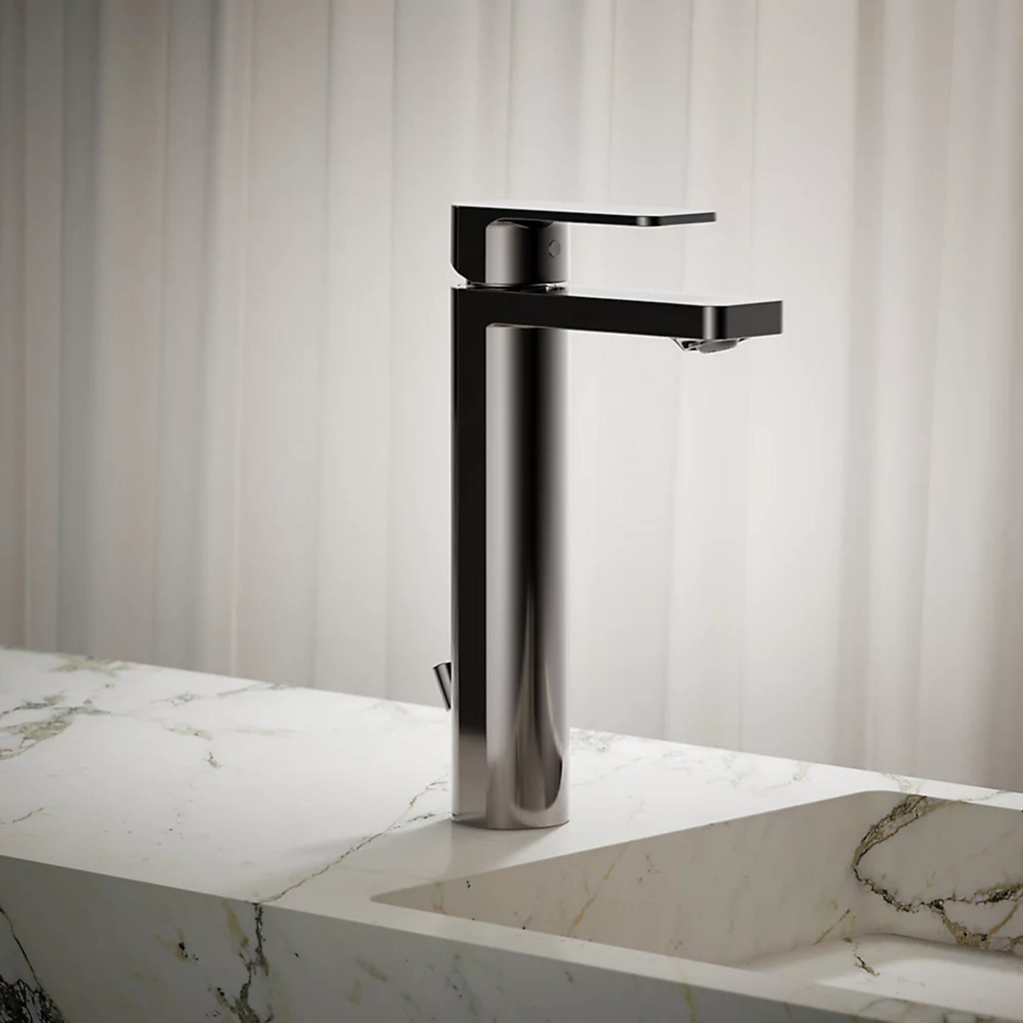 PARALLEL TALL SINGLE-HANDLE BATHROOM SINK FAUCET - robinsonco.ca