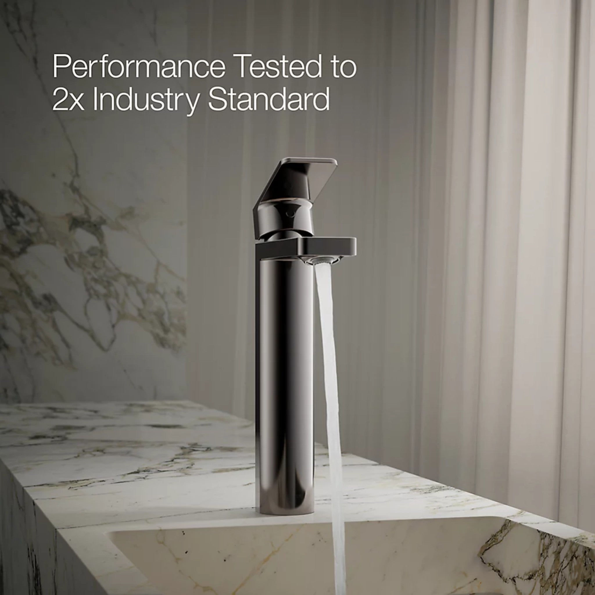 PARALLEL TALL SINGLE-HANDLE BATHROOM SINK FAUCET - robinsonco.ca