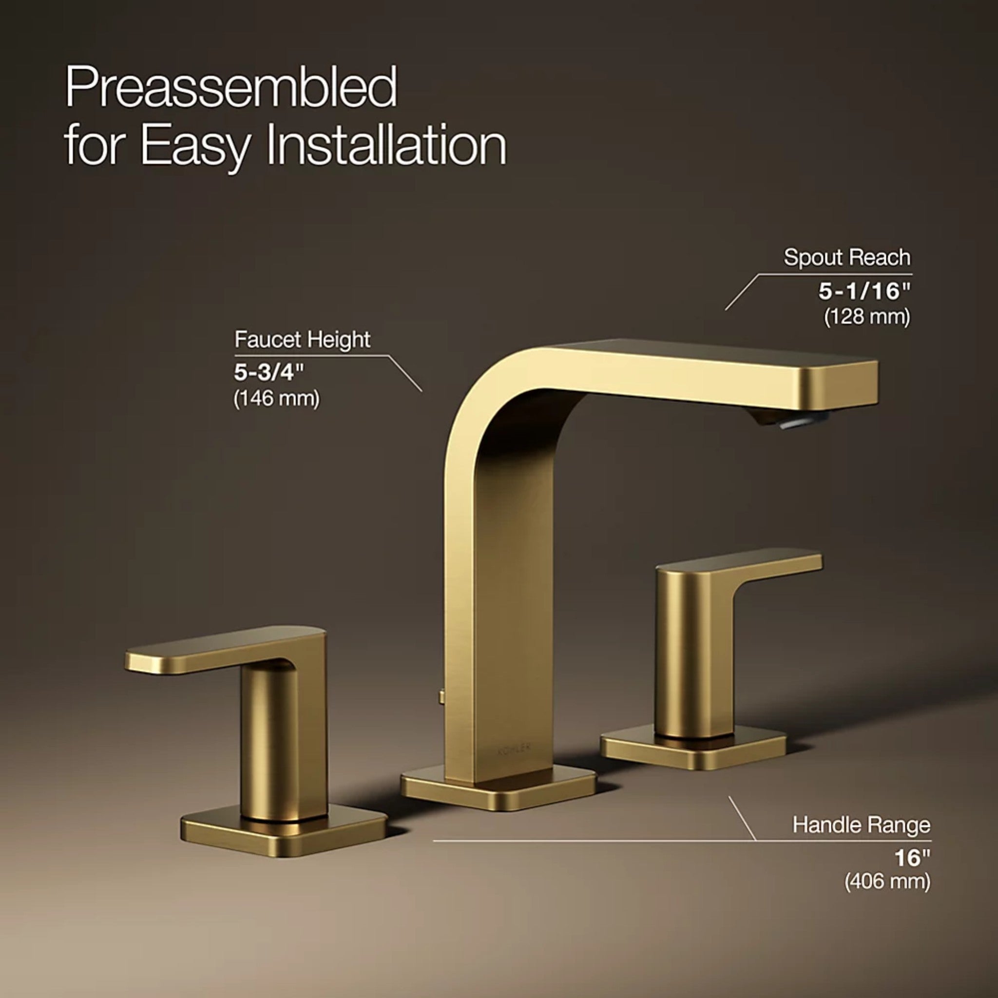 PARALLEL WIDESPREAD BATHROOM SINK FAUCET - robinsonco.ca