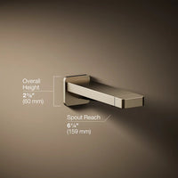 PARALLEL WALL MOUNT BATH SPOUT - robinsonco.ca