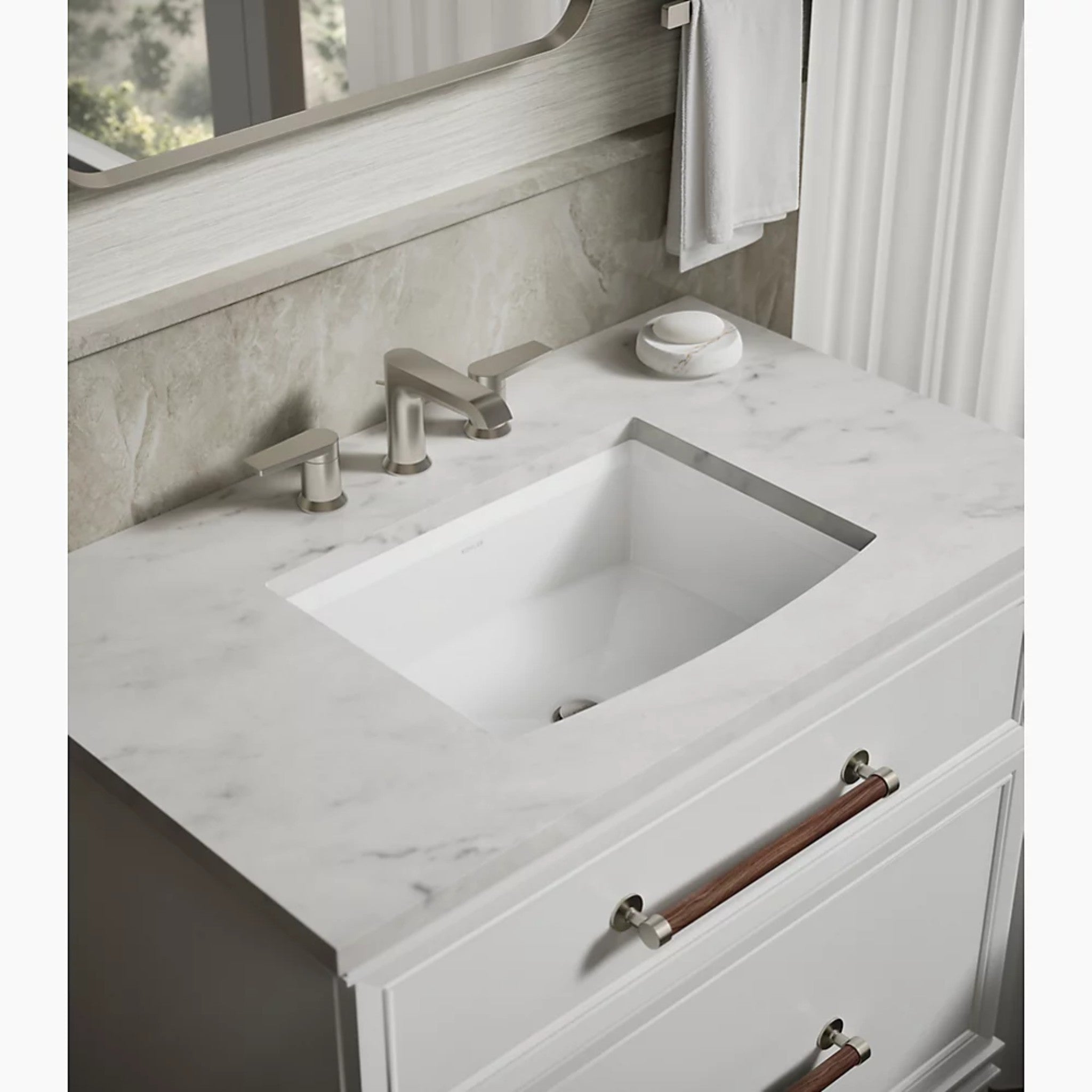 ARCHER 20-INCH RECTANGULAR UNDERMOUNT BATHROOM SINK - robinsonco.ca