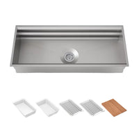 PROLIFIC® 44-INCH UNDERMOUNT SINGLE-BOWL WORKSTATION KITCHEN SINK - robinsonco.ca