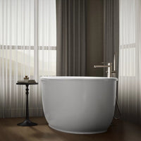SUNSTRUCK 60 X 34 INCHES FREESTANDING BATHTUB WITH FLUTED SHROUD - robinsonco.ca