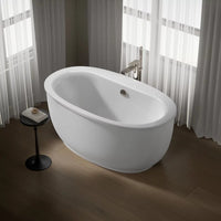 SUNSTRUCK 60 X 34 INCHES FREESTANDING BATHTUB WITH FLUTED SHROUD - robinsonco.ca