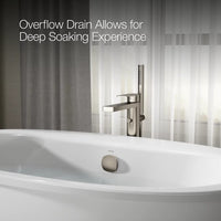 SUNSTRUCK 60 X 34 INCHES FREESTANDING BATHTUB WITH FLUTED SHROUD - robinsonco.ca