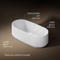CERIC 64 X 31 INCHES FREESTANDING BATHTUB - robinsonco.ca