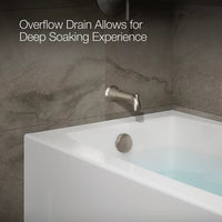 ENTITY RECTANGLE 60 X 30 INCHES ALCOVE BATHTUB WITH INTEGRAL APRON AND FLANGE - robinsonco.ca