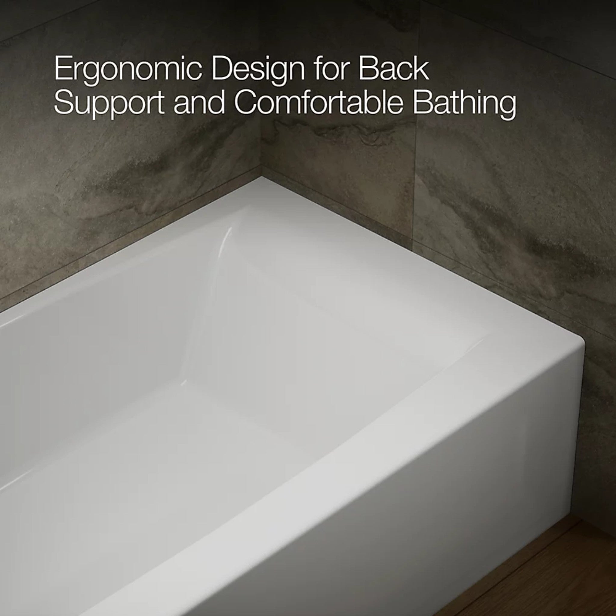 ENTITY RECTANGLE 60 X 30 INCHES ALCOVE BATHTUB WITH INTEGRAL APRON AND FLANGE - robinsonco.ca