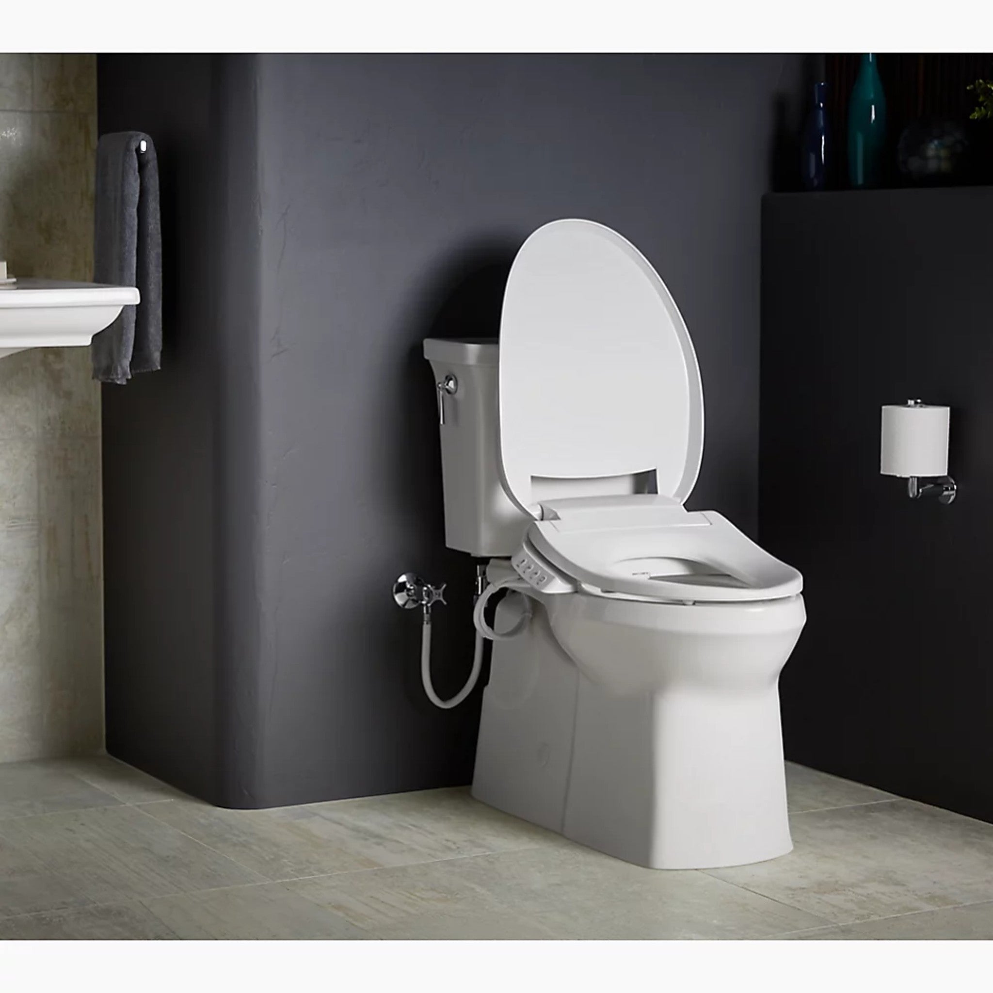 PUREWASH® E545 ELONGATED BIDET TOILET SEAT - robinsonco.ca