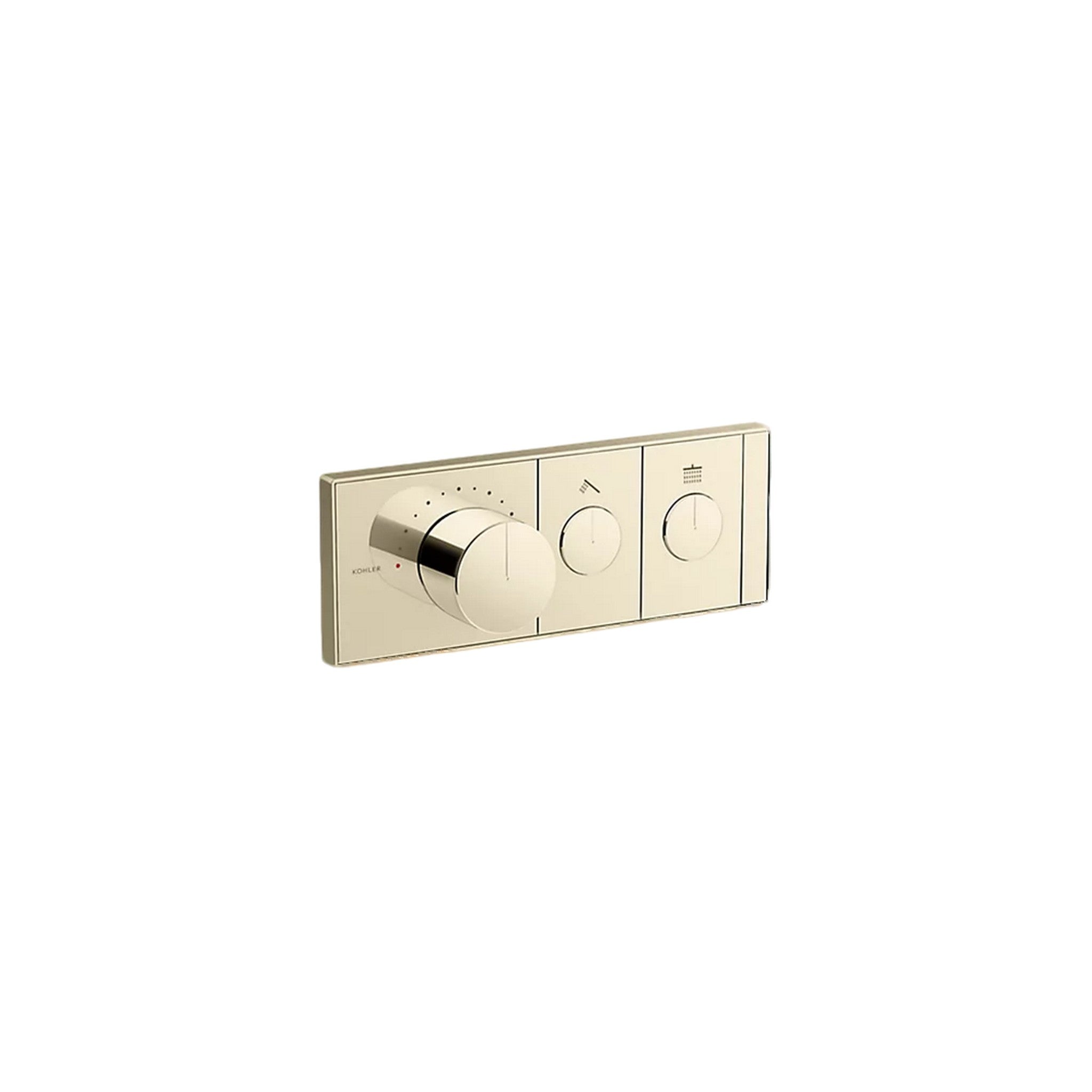 ANTHEM TWO-OUTLET RECESSED MECHANICAL THERMOSTATIC SHOWER VALVE CONTROL PANEL - robinsonco.ca