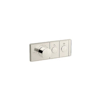 ANTHEM TWO-OUTLET RECESSED MECHANICAL THERMOSTATIC SHOWER VALVE CONTROL PANEL - robinsonco.ca