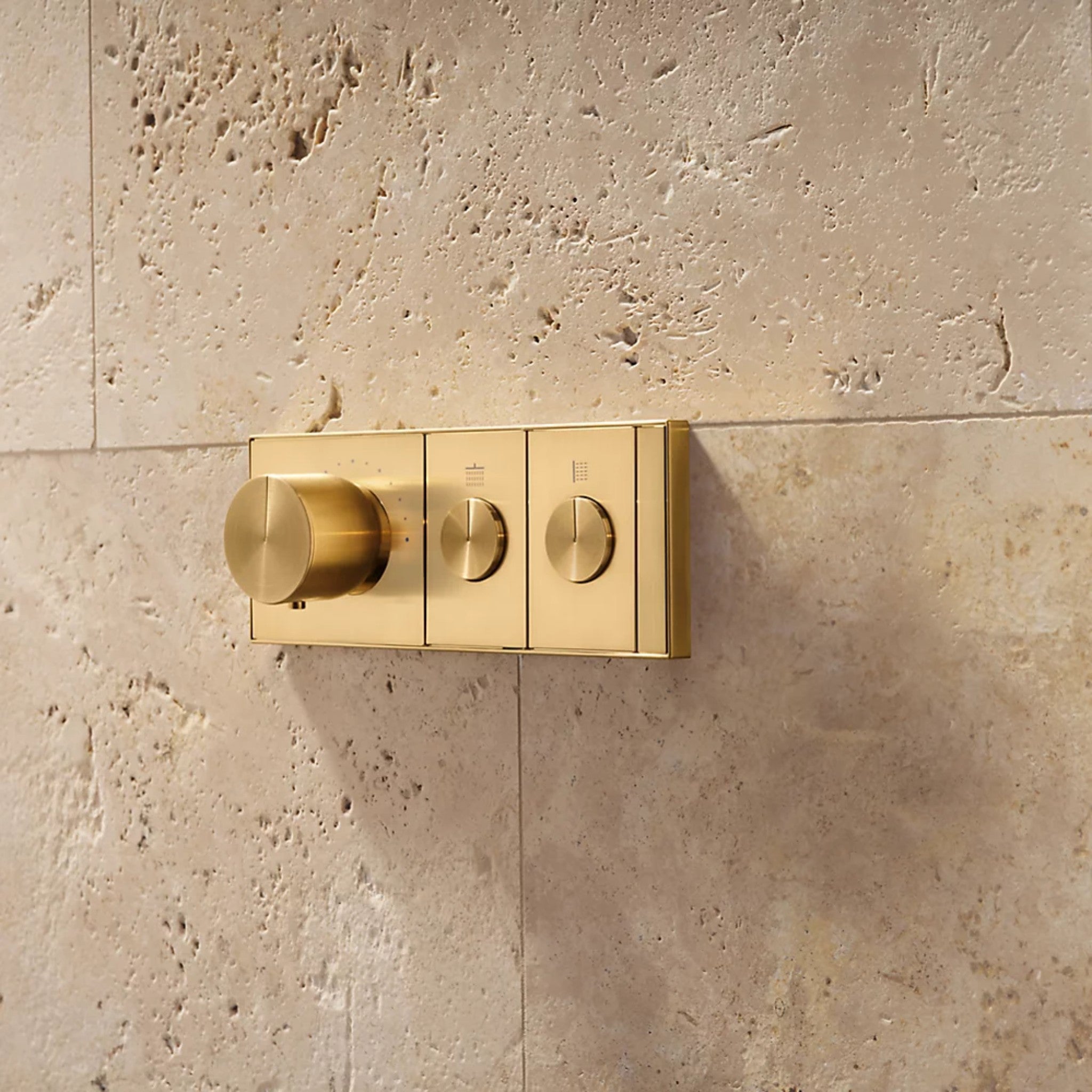 ANTHEM TWO-OUTLET RECESSED MECHANICAL THERMOSTATIC SHOWER VALVE CONTROL PANEL - robinsonco.ca