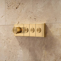 ANTHEM THREE-OUTLET RECESSED MECHANICAL THERMOSTATIC SHOWER VALVE CONTROL PANEL - robinsonco.ca
