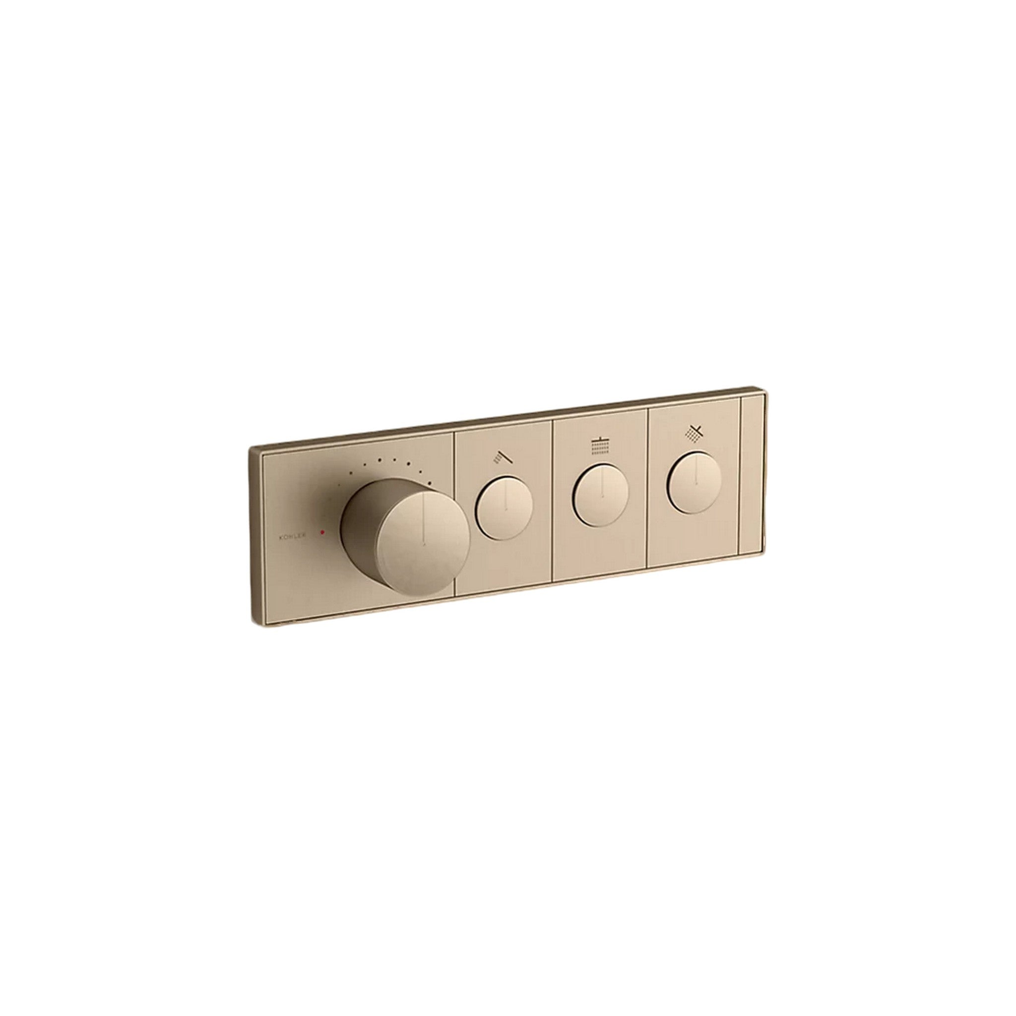 ANTHEM THREE-OUTLET RECESSED MECHANICAL THERMOSTATIC SHOWER VALVE CONTROL PANEL - robinsonco.ca