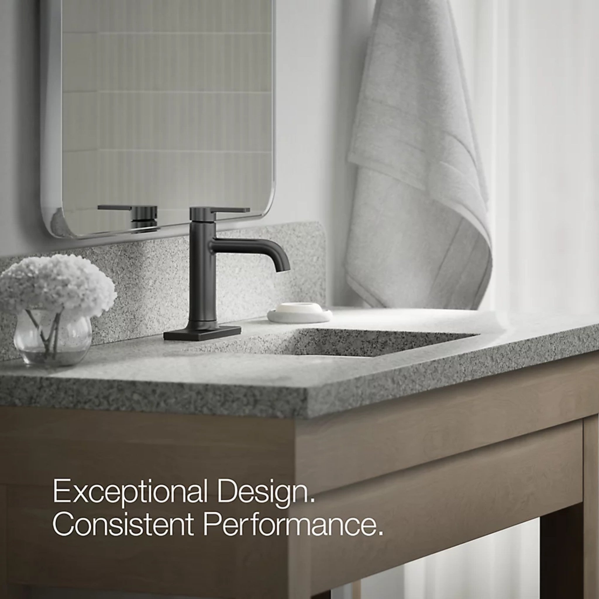 VENZA SINGLE-HANDLE BATHROOM SINK FAUCET - robinsonco.ca