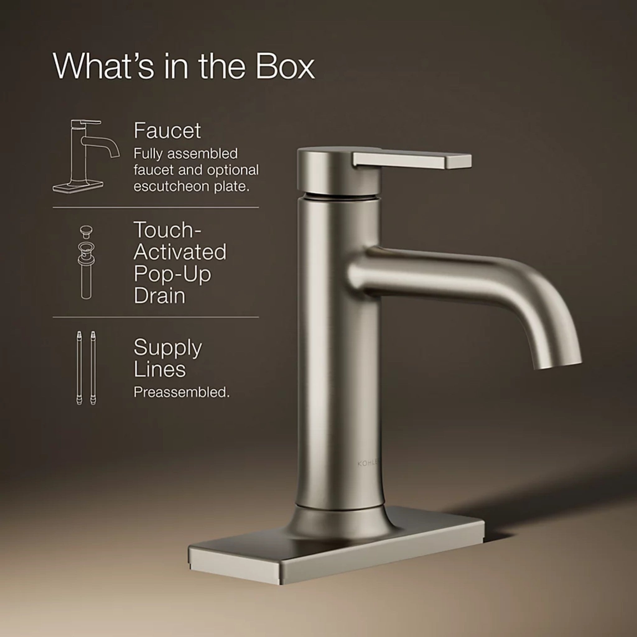 VENZA SINGLE-HANDLE BATHROOM SINK FAUCET - robinsonco.ca