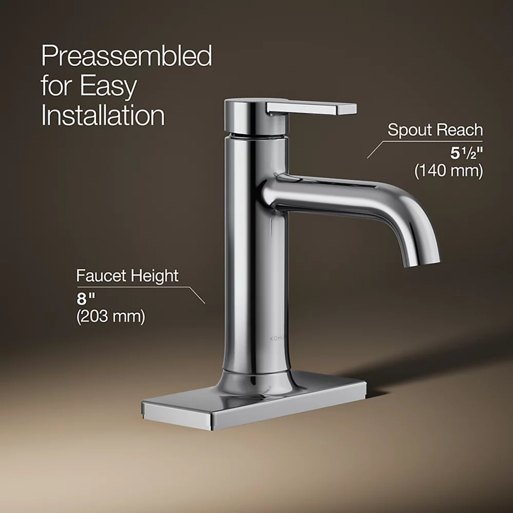 VENZA SINGLE-HANDLE BATHROOM SINK FAUCET - robinsonco.ca