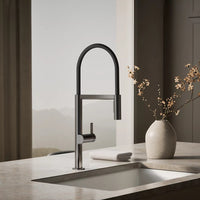 COMPONENTS® SEMI-PROFESSIONAL KITCHEN SINK FAUCET WITH TWO-FUNCTION SPRAYHEAD - robinsonco.ca