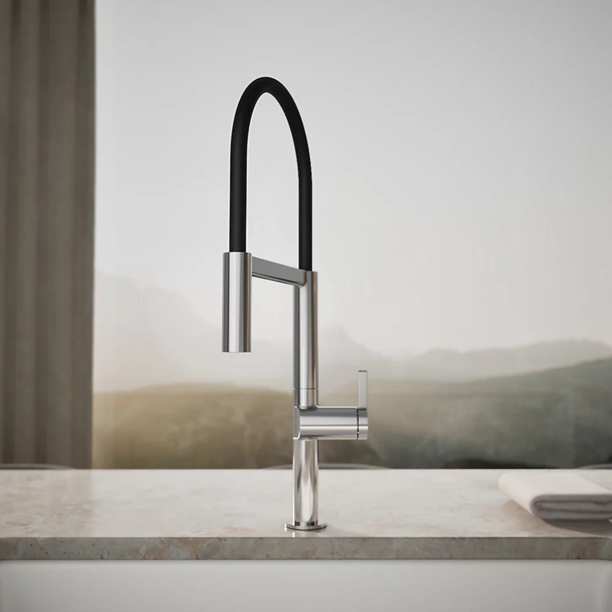 COMPONENTS® SEMI-PROFESSIONAL KITCHEN SINK FAUCET WITH TWO-FUNCTION SPRAYHEAD - robinsonco.ca