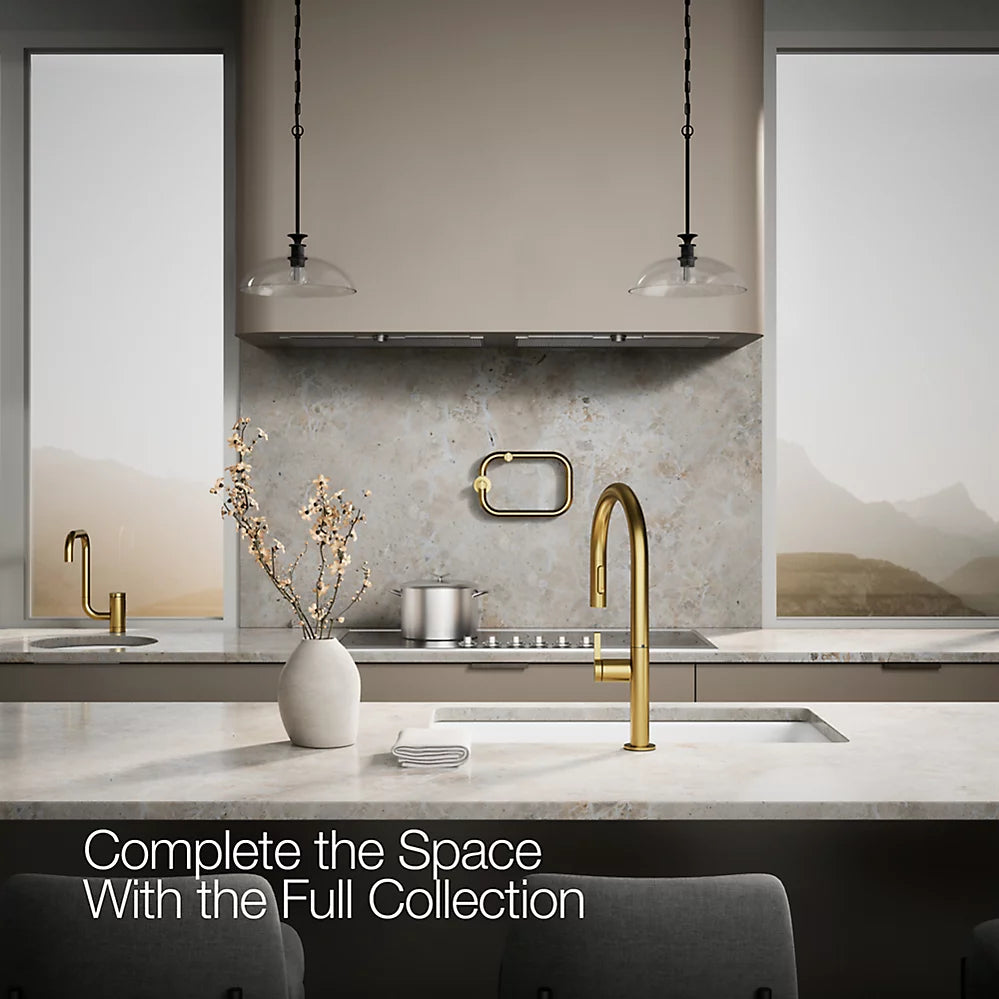 COMPONENTS® ARC SPOUT PULL-DOWN KITCHEN SINK FAUCET WITH TWO-FUNCTION SPRAYHEAD - robinsonco.ca