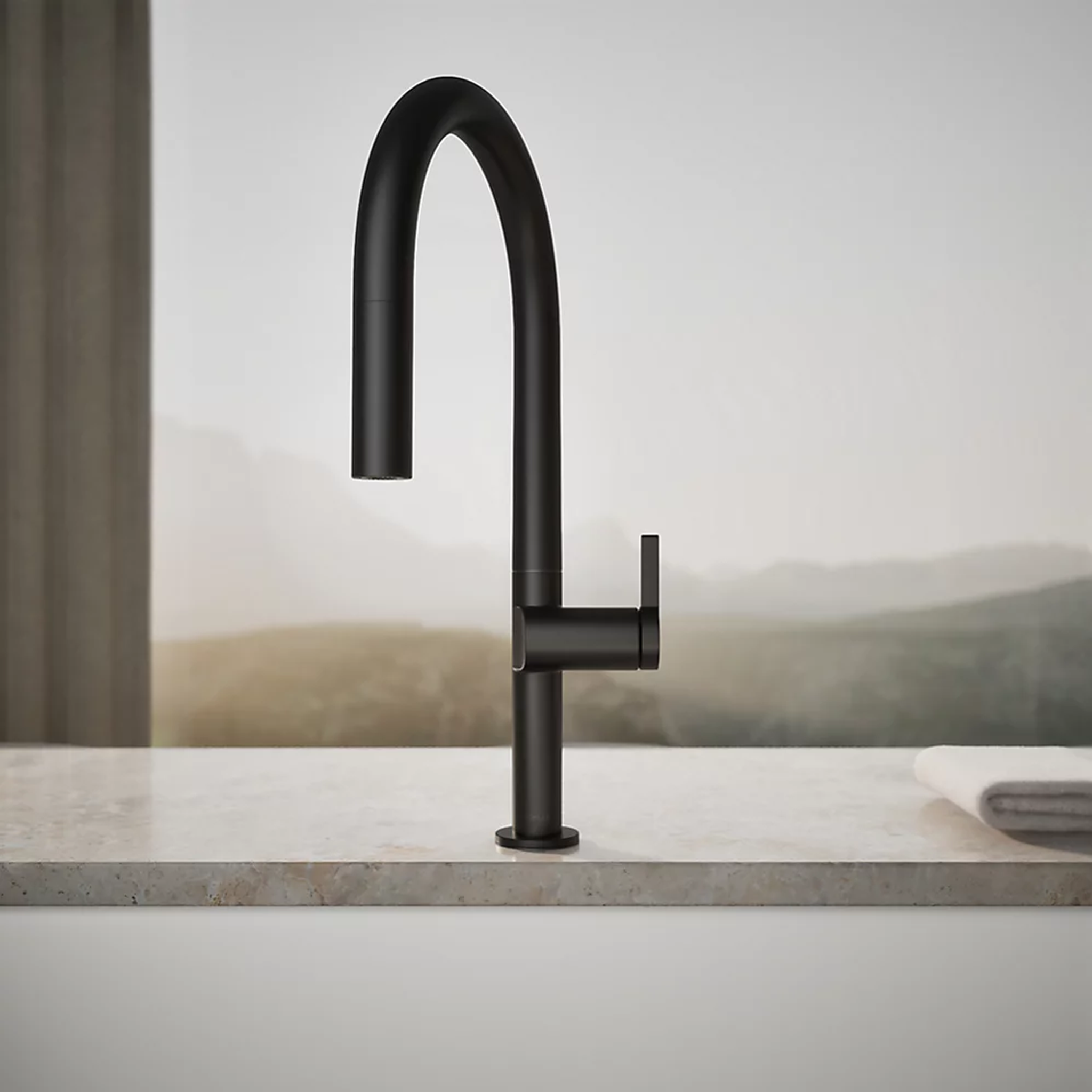 COMPONENTS® TOUCHLESS ARC SPOUT PULL-DOWN KITCHEN SINK FAUCET WITH TWO-FUNCTION SPRAYHEAD - robinsonco.ca