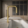 COMPONENTS® SQUARE SPOUT PULL-DOWN KITCHEN SINK FAUCET WITH TWO-FUNCTION SPRAYHEAD - robinsonco.ca