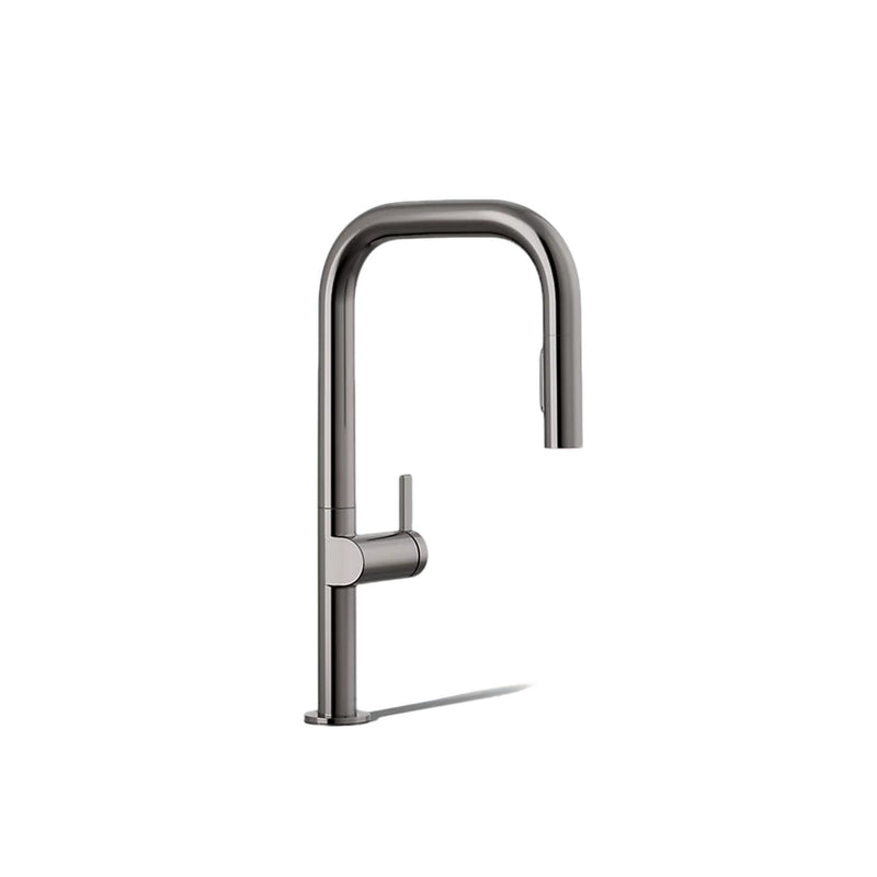 COMPONENTS® SQUARE SPOUT PULL-DOWN KITCHEN SINK FAUCET WITH TWO-FUNCTION SPRAYHEAD - robinsonco.ca
