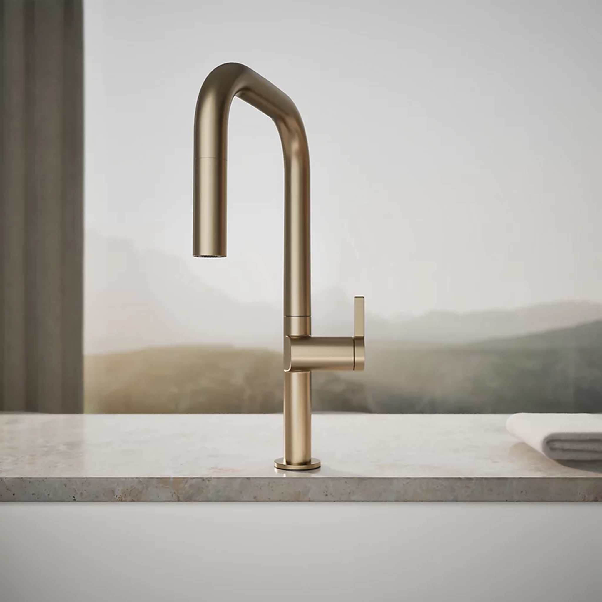 COMPONENTS® TOUCHLESS SQUARE SPOUT PULL-DOWN KITCHEN SINK FAUCET WITH TWO-FUNCTION SPRAYHEAD - robinsonco.ca