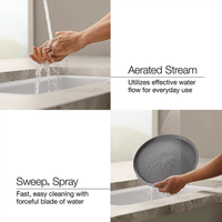 COMPONENTS® TOUCHLESS SQUARE SPOUT PULL-DOWN KITCHEN SINK FAUCET WITH TWO-FUNCTION SPRAYHEAD - robinsonco.ca