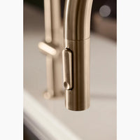 COMPONENTS® TOUCHLESS ARC SPOUT PULL-DOWN KITCHEN SINK FAUCET WITH TWO-FUNCTION SPRAYHEAD - robinsonco.ca