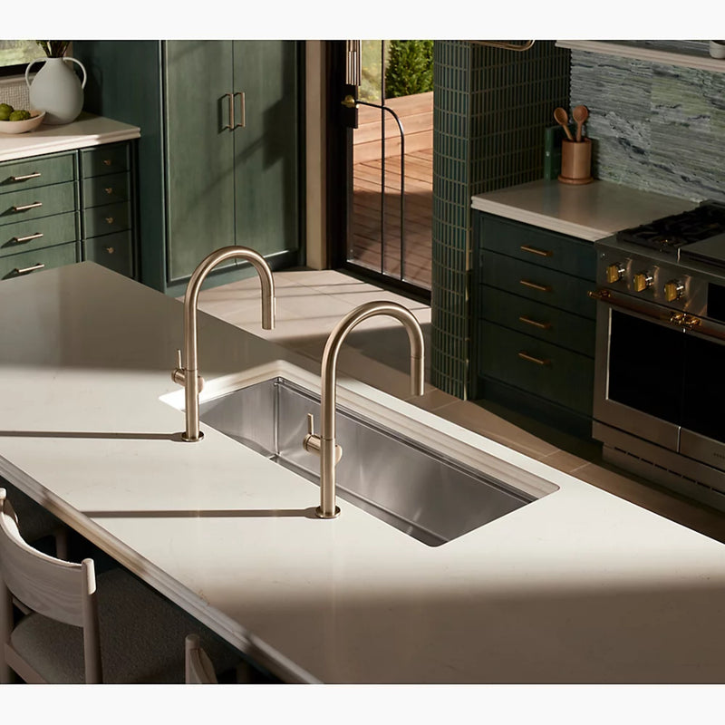COMPONENTS® TOUCHLESS ARC SPOUT PULL-DOWN KITCHEN SINK FAUCET WITH TWO-FUNCTION SPRAYHEAD - robinsonco.ca